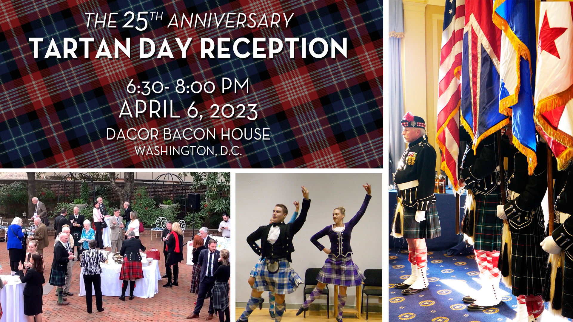 2023 National Capital Tartan Day Reception Banner